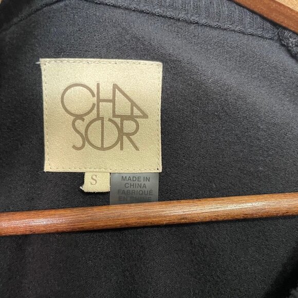 Chaser Women's NWOT Black Shirred Mystical Star Print Crew Neck Sweatshirt Small - Picture 3 of 7